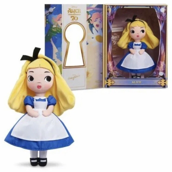 Disney D23 Exclusive LR Alice in Wonderland by Mary Blair Plush - Alice NIB - Picture 1 of 3